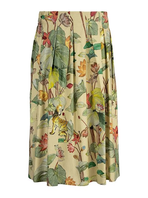 Knee Length Skirts And Midi Etro Floral Printed Midi Skirt 141524319800