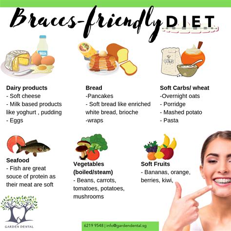 braces friendly food garden dental clinic