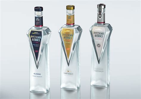 Russian Diamond Vodka Packaging Of The World