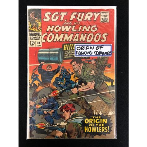 Marvel Comics Sargent Fury And His Howling Commandos 34