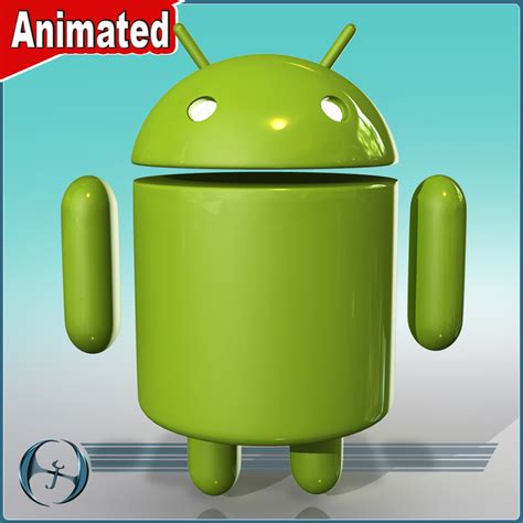 Android Mascot 3d Model 29 Unknown Obj Dxf 3ds Max Free3d