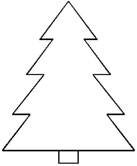 Free Printable Christmas Tree Template Raisa Template