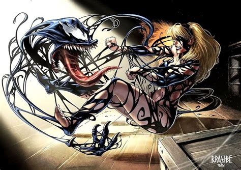 the very best of women in comics — gwen stacy and the venom symbiote in 2020 symbiotes marvel