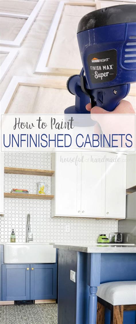 That way, you're making sure they're clean, but you're also opening the pore of the wood slightly. How to Paint Unfinished Cabinets - Budget Kitchen Remodel ...