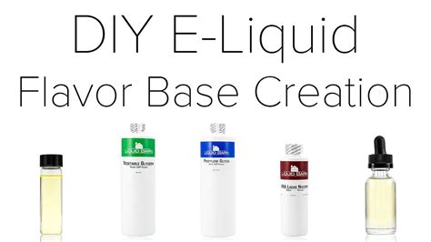 There is no better calculator. DIY E-Liquid Flavor Base Creation - YouTube