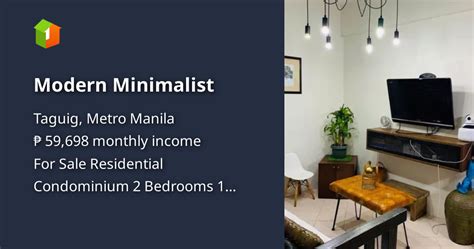 Modern Minimalist Condo 🏙️ April 2023 In Taguig Metro Manila For