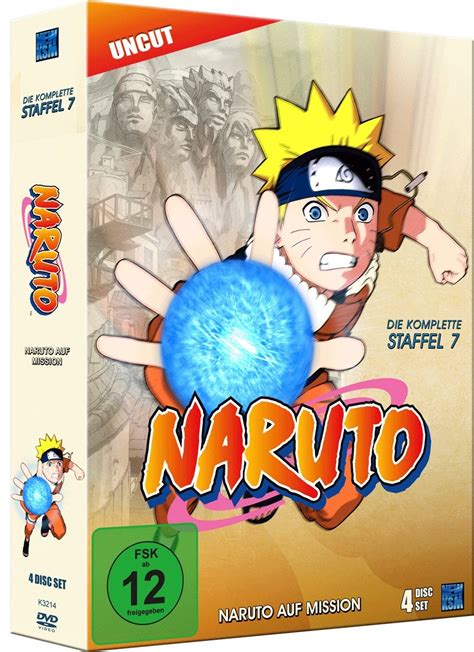 Naruto Staffel 7 Naruto Auf Mission Episoden 158 183 Uncut 4 Dvds