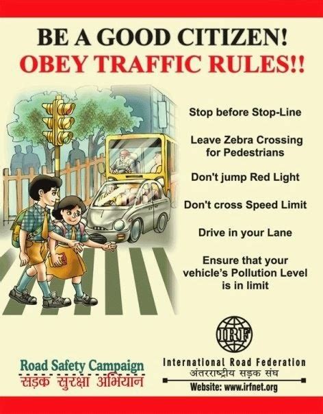 Poster On Traffic Rule