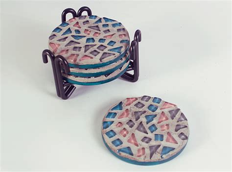 It has also been produced with brilliance by recycling old cds, paper, beans, seeds, egg shells and so much more. Mosaic Coaster Kit - Do*It*Yourself Crafts