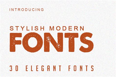 30 Stylish Modern Fonts For Designers Laptrinhx