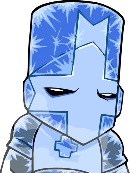 Castle Crashers Blue Knight Ice Knight No Ice Version In Desc