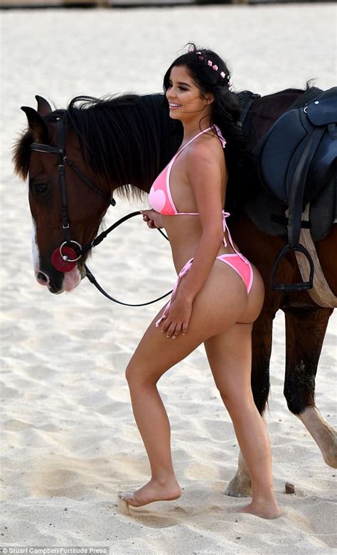Demi Rose Flaunts Curves In Thong Bikini In Cape Verde Daily Mail Online