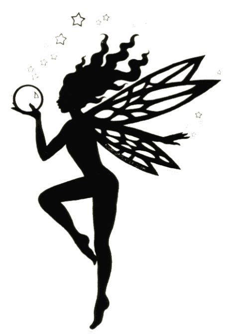 Do you believe in fairies? Fairy with orb silhouette. thinking this might make a nice ...