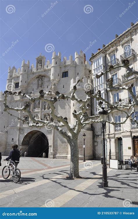 Burgos 12th April Arco De Santa Maria City Gate From Burgos In Spain