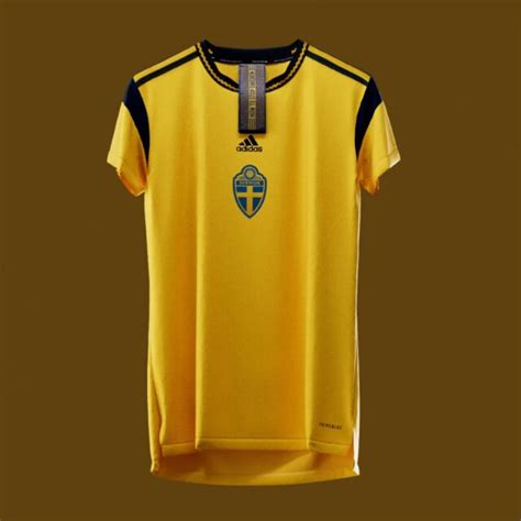 Novas Camisas Da Seleção Feminina Da Suécia 2022 Adidas Mdf