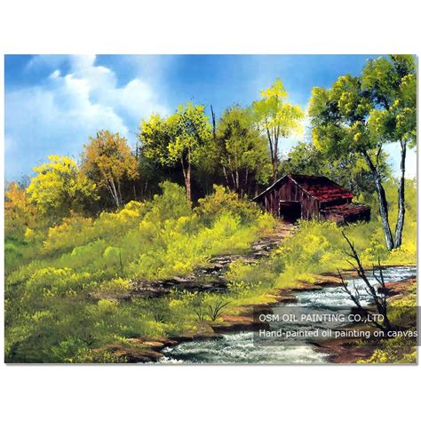 Skills Artist Pure Hand Painted High Quality Kinds Of Modern Scenery