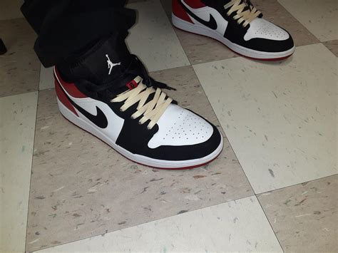 Added Union Laces To My Black Toe Low 1s I Think There 🔥🔥 Rsneakers