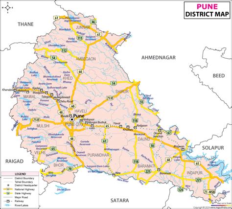 Pune District Map