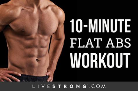 10 Minute Workout For Flat Abs Livestrongcom