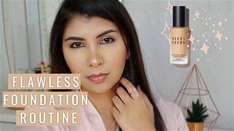 Flawless Longlasting Foundation Routine Full Coverage Liquid