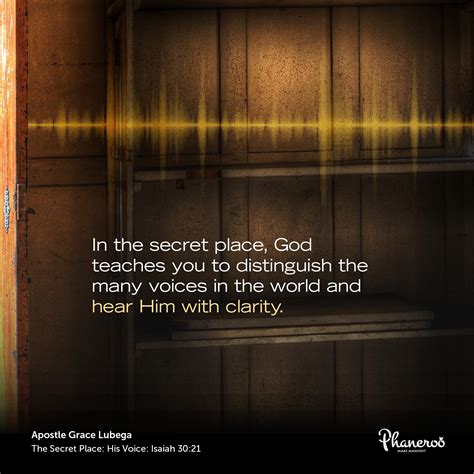 The Secret Place: His Voice - Phaneroo