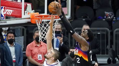 Deandre edoneille ayton (born july 23, 1998) is a bahamian professional basketball player for the phoenix suns of the national basketball association (nba). Suns vs Clippers | NBA PLAYOFFS 2021: Ayton soars for last ...