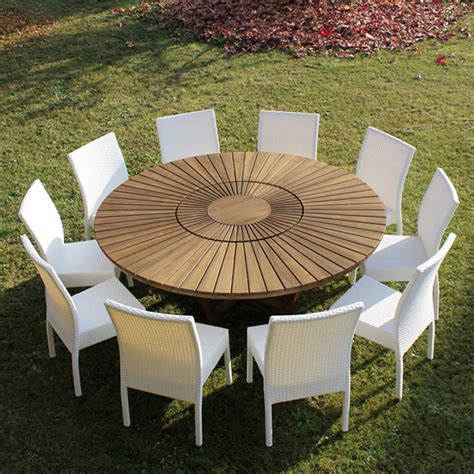 Shop hundreds of teak outdoor dining tables deals at once. Indoor/Outdoor teak round dining table Real Table, modern ...
