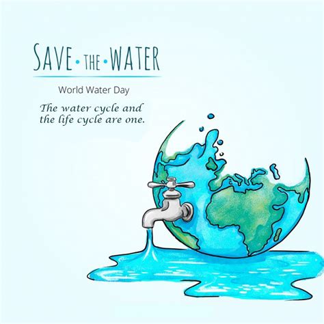 How to draw save water.step by step poster on save water. On #WorldWaterDay let us pledge to save water and provide ...