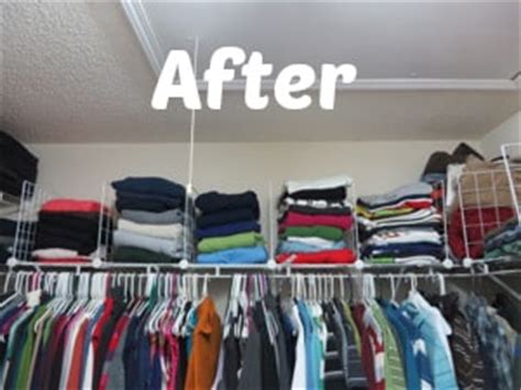 But as someone with a lot of clothing and not much in the way of closet space, i've learned a few things about how to work with minimal space. Organize Your Closet Shelves for under $25! | Engaged Marriage