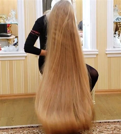 Video Floor Length Blonde Silk In 2020 Long Hair Styles Long Hair Pictures Beautiful Long Hair