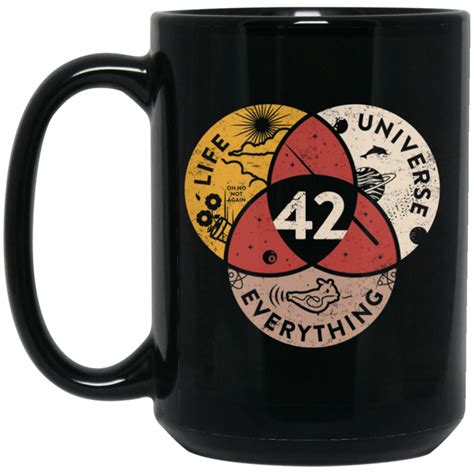 Science 42 Angel Number Life Universe Everything Number 42 Mug 0stees