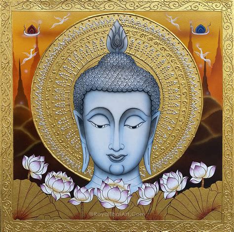 Incredible Buddha Art Canvas Paintings Of Thailand Online