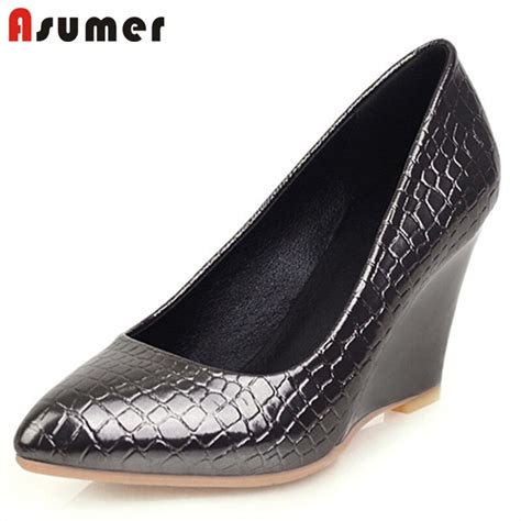 Asumer 2021 New Arrival Women Pumps Pointed Toe Solid Colors Spring Summer Single Shoes Elegant