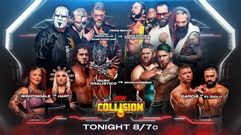 AEW Collision 11 11 23 Sting Copeland And Darby Team Andrade Vs