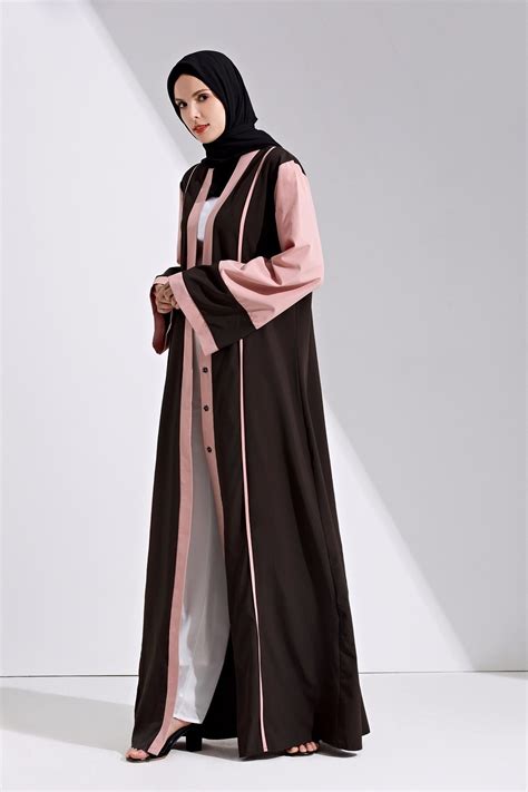 Muslim Tassel Maxi Dress Open Abaya Cardigan Sashes Long Robe Gowns
