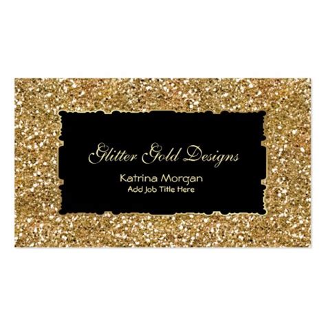 Take your projects to the next level with glitter discount card stock. Glitter Gold Elegance Business Cards