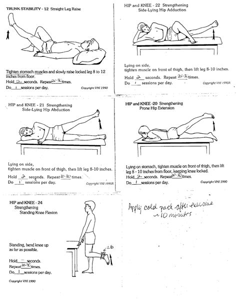 Exercise Knee Physical Therapy