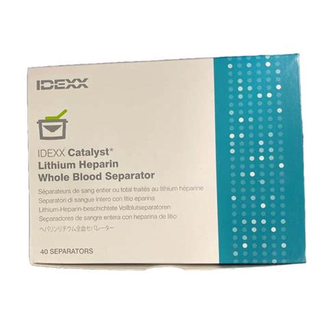 Idexx Catalyst Li Hep Whole Fullblodseparatorer Jan F Andersen