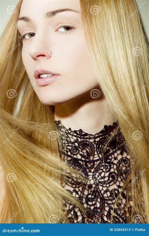 Beautiful Girl With Golden Hair Stock Photos Image 32854313