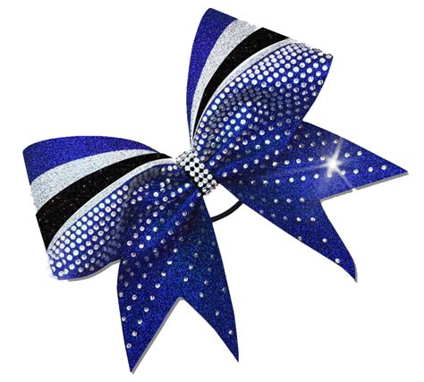 Glitterstarz Custom All Star Cheerleading Bows With Bling Cheerleading Bows Custom All Star Bows
