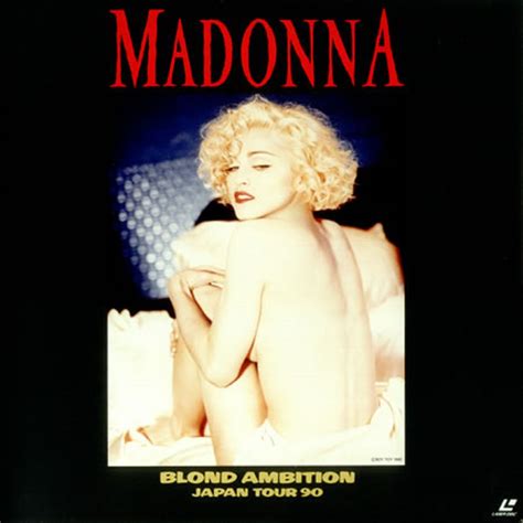 Madonna Blond Ambition Japan Tour Goldposter