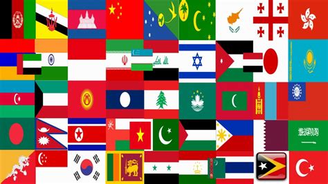 Flags Of Asian Countries I Asian Flags I All Asian Countries With Flags