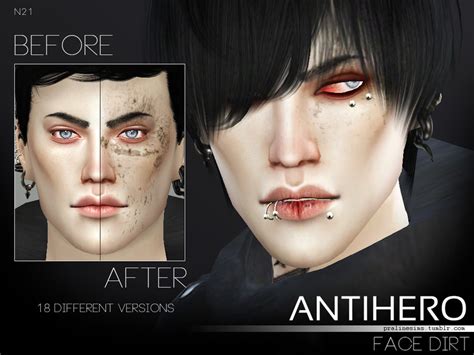 Sims 4 Ccs The Best Antihero Makeup Set By Pralinesims