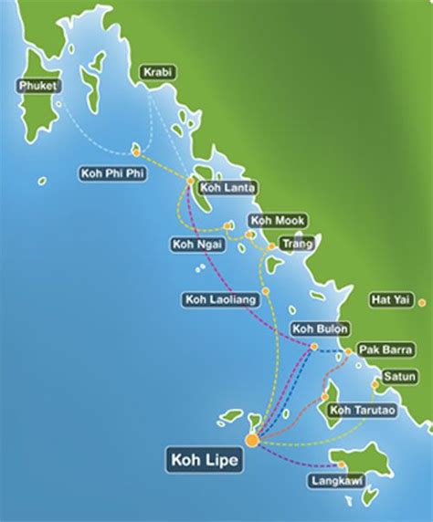 This means you'll be arriving internationally from langkawi, mainland. Ferry MAP: Langkawi to Koh Lipe | Thailand tourism ...
