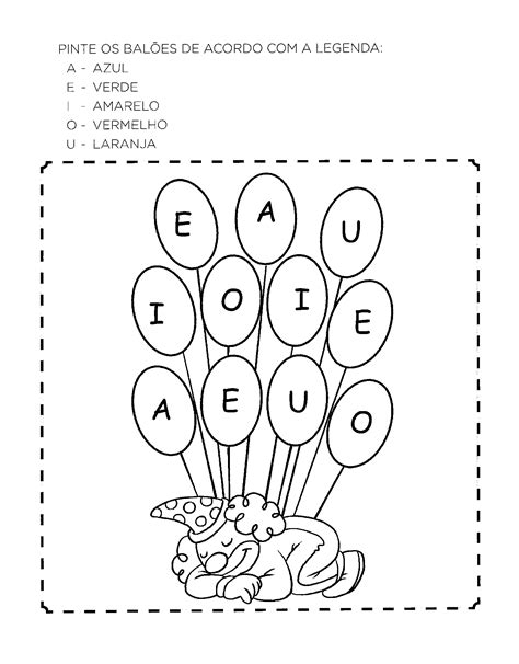 20 Atividades Pinte As Vogais Para Imprimir Online Cursos Gratuitos
