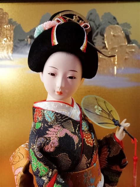 Japan Vintage Traditional Japanese Doll In Kimono Hobbies And Toys Collectibles And Memorabilia