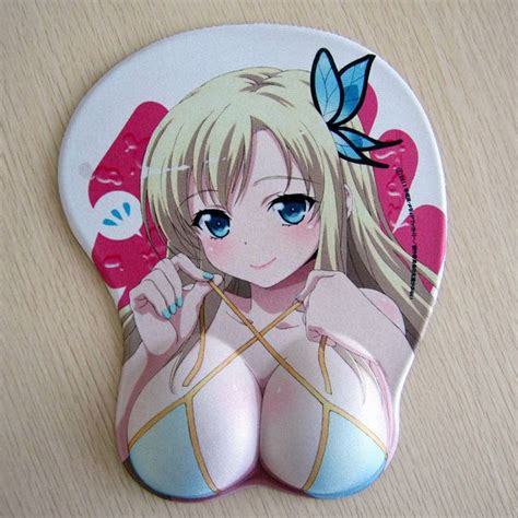 Silicone Hot Anime 3D Pad Custom Sexy Cartoon Girl Woman Big Breasts
