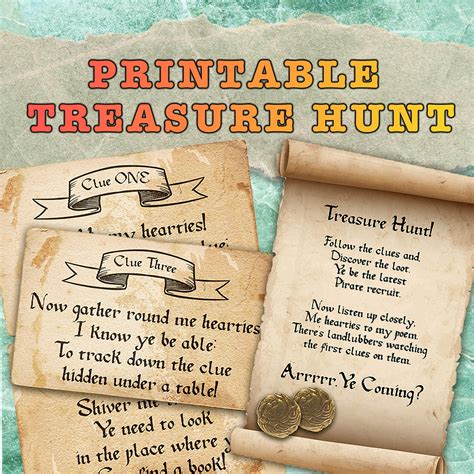 Pirate Treasure Hunt In 2021 Treasure Hunt Clues Kids Treasure Hunt