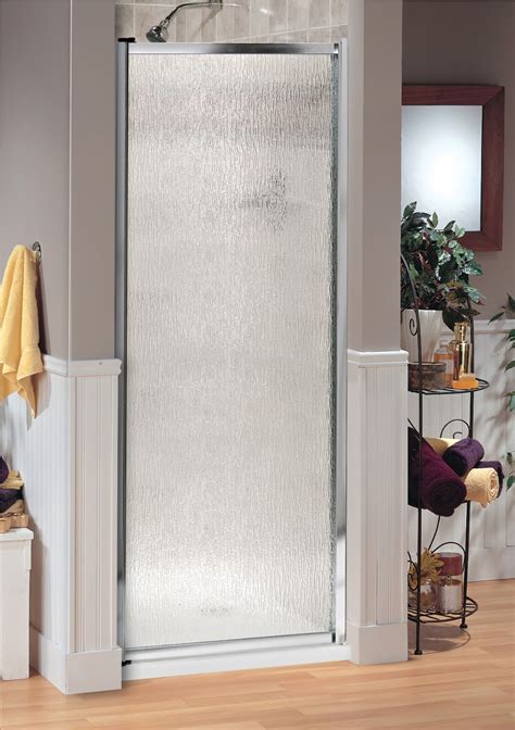 Shower Doors Of Usa Raindrop Fosted Pivot Door