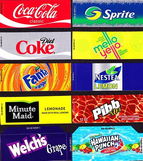 How sticker labeling machine generally works? coke machine labels | 10 Coke Mixed Set Small Flavor ...